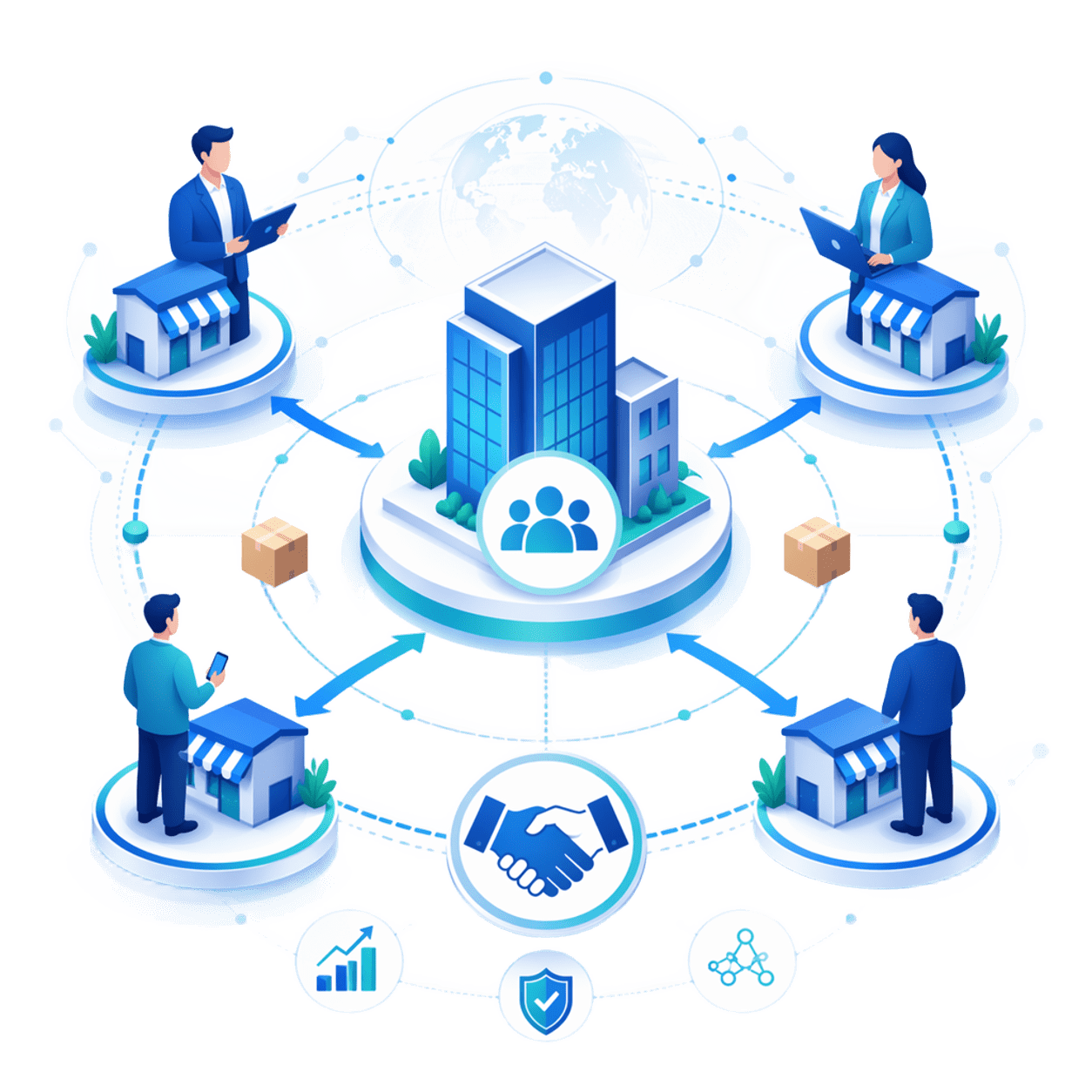 Business partners visual